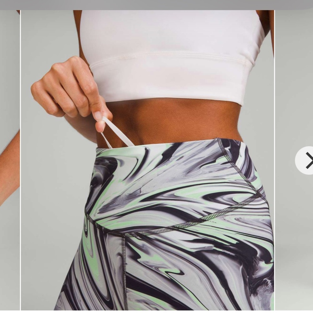 Lululemon Base Pace High-Rise Short 8" Paint Glide Warp Multi - Picture 6 of 13